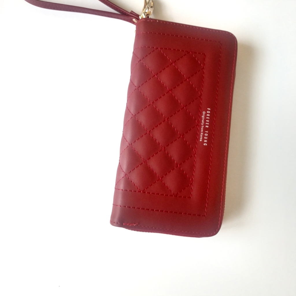 Ruby Red Wallet Wristlet